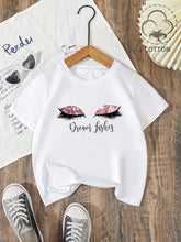 Featuring Eye And Eyelash Prints T-Shirt
